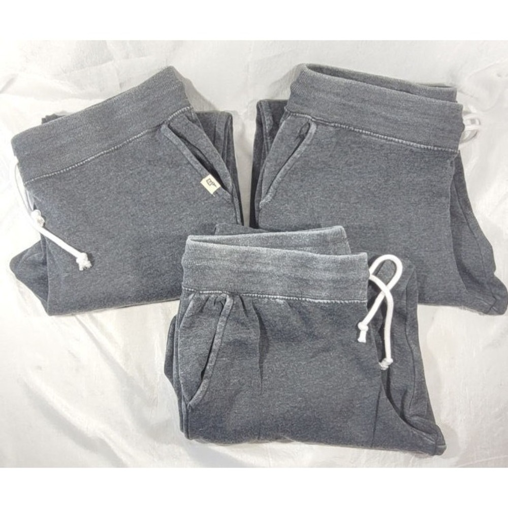 LOT: 3 Blue 84 Blank Sweatpant Joggers - Washed Black Charcoal - Large - NWOT